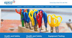 Desktop Screenshot of epica.org.uk
